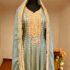 Elegant Embroidered Light Blue Traditional Dress with Matching Dupatta